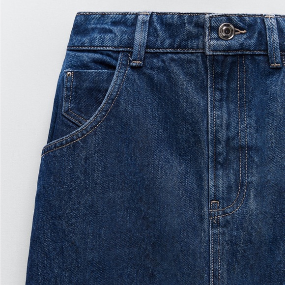 ZARA denim midi skirt - S - Picture 10 of 10